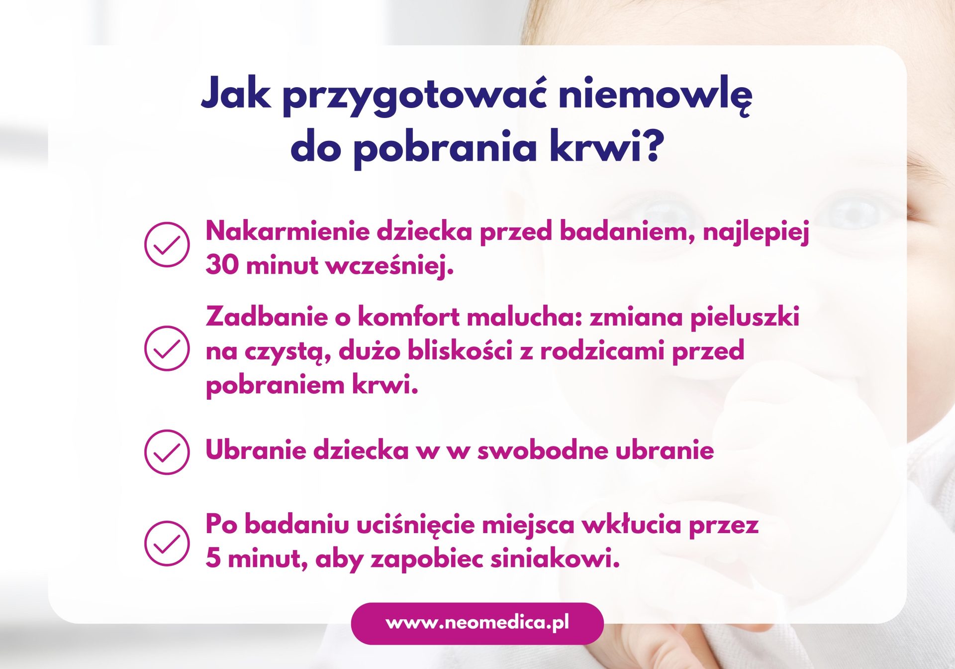 Badania Krwi U Niemowlaka Poznań | NeoMedica