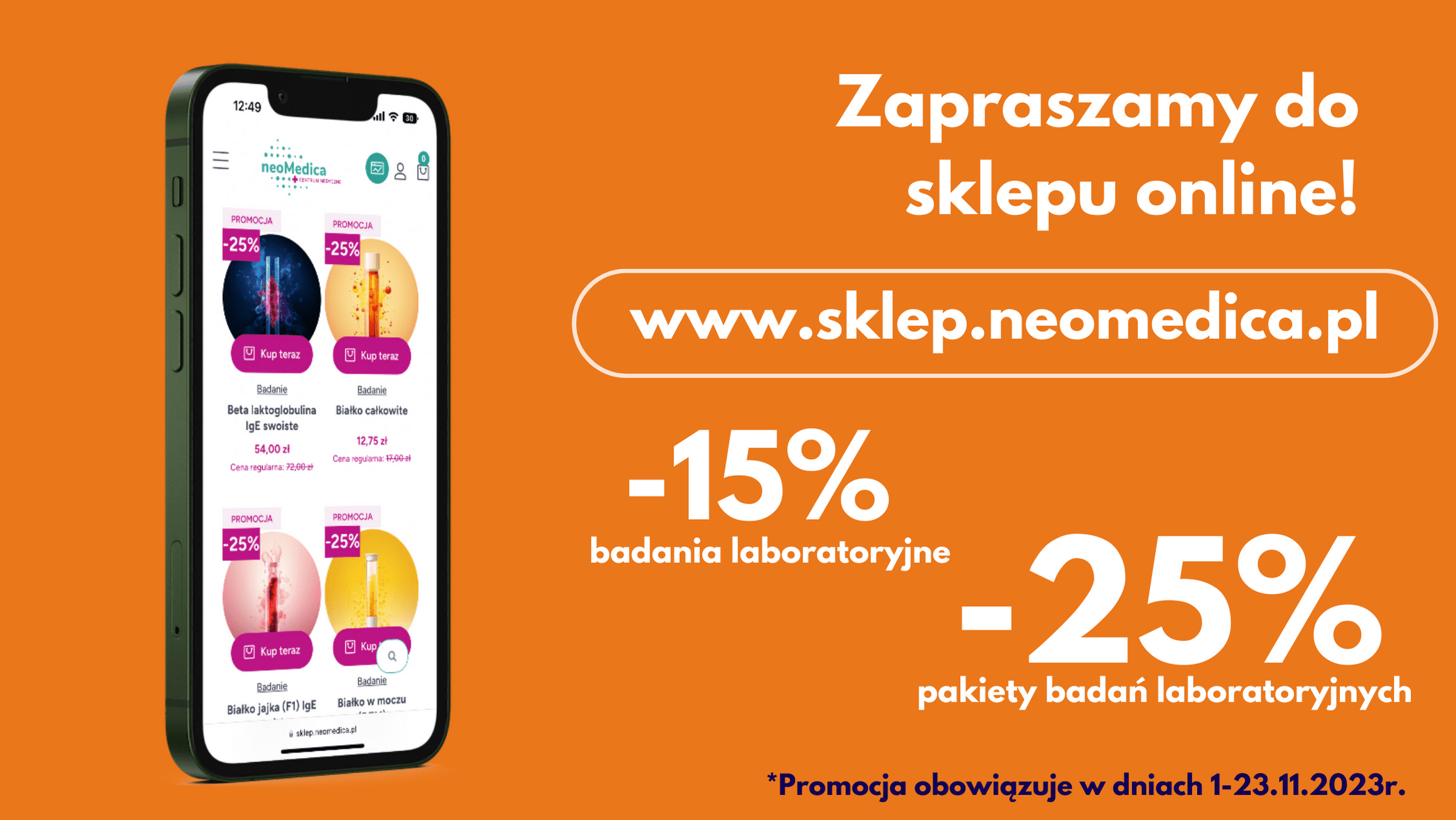 Nowość! Sklep Internetowy NeoMedica Poznań | Kup Badanie Online!